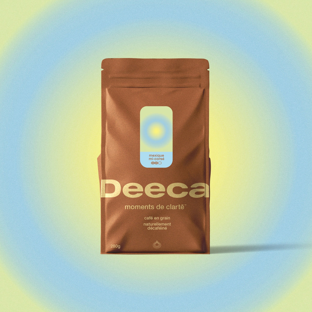 Mexico Medium-Dark Roast Decaf Coffee Beans - deeca